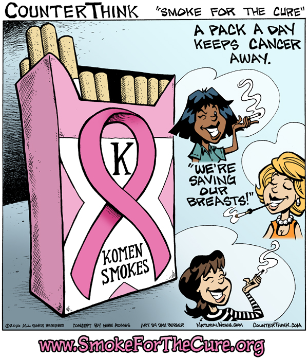 Smoking For The Little Pink Ribbon