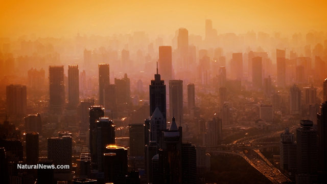 inquinamento atmosferico, Pechino, cupole gonfiabili
