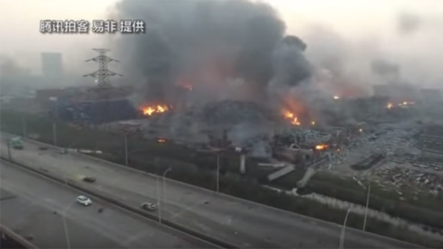 BOMBSHELL: China and America already at war: Tianjin explosion carried out by Pentagon using space-based secret weapon…