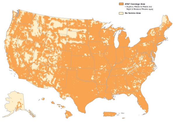 Americans brains being fried by cell towers ATT cell tower coverage map