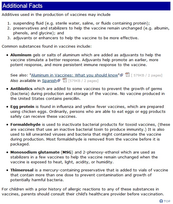 Whats really in vaccines? Proof of MSG, formaldehyde, aluminum and mercury CDC vaccine additives