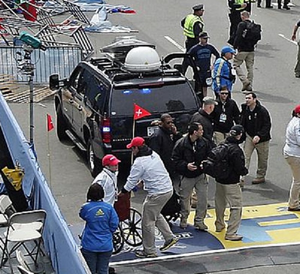 BREAKING: Photo surfaces of The Craft mobile communications van at Boston marathon The Craft Communications Van 600