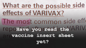 Vaccine Insert Sheet