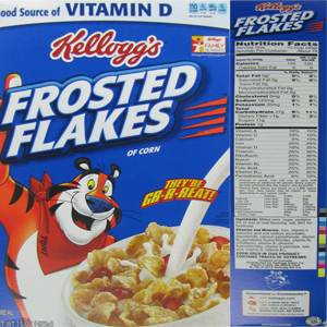 The top 10 breakfast cereals most likely to contain Monsantos GMO corn Frosted Flakes