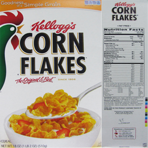 GMO corn flakes