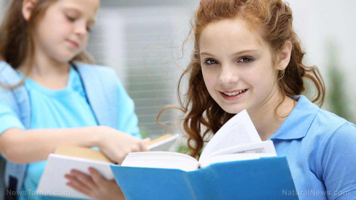 School-Books-Girls-Children-Study-Happy-