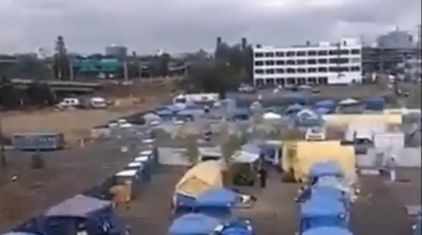Image: Antifa “war encampment” found in Portland, housing agitators who emerge from tents each night to unleash CHAOS and violence