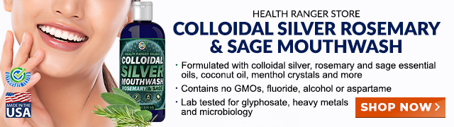 Colloidal Silver Rosemary and Sage Mouthwash