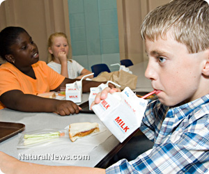 Fluoridated milk