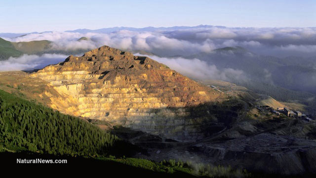 Open pit mine