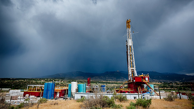 Fracking wells