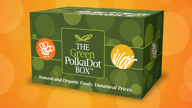 Green PolkaDot Box