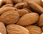 Raw almonds