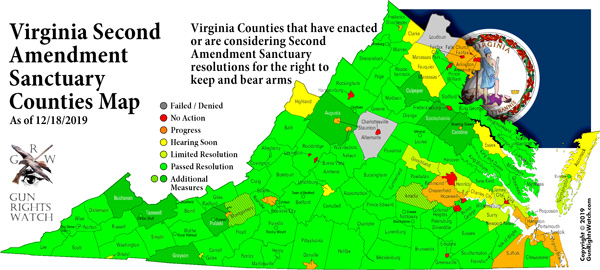 UPDATED ~ WATCH OUT-ALERT!!! VIRGINIA  Dems to unleash martial law attack on 2A counties using roadblocks to confiscate firearms and spark a shooting war Virginia-2A-Sanctuary-Counties-12-18-2019-600