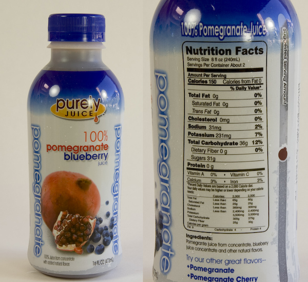 Pomegranate and Blueberry Juice Consumer Shopping Guide page 5