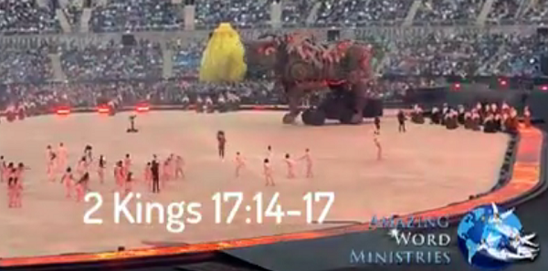 Un rituel possible pendant la cérémonie d`ouverture des jeux du Commonwealth 2022 en Angleterre? Baal-worship-1