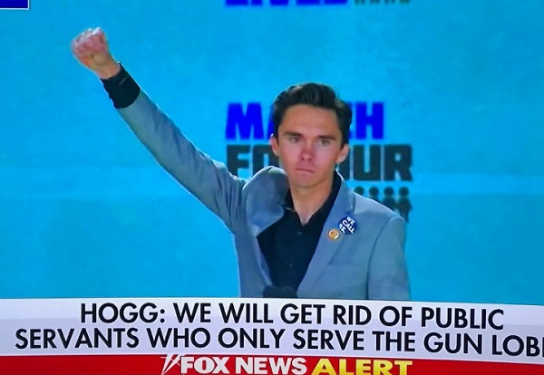 Image: Marxist Democrats are exploiting young people like David Hogg to push “revolution” in America