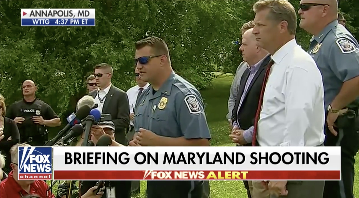 Image: Shooting at Maryland newspaper follows left-wing media’s complicity in escalating anger and violence across America