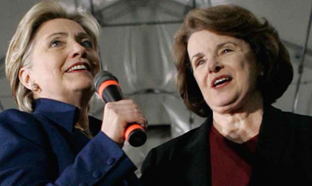 Image: Espionage by China exploited Hillary Clinton and Dianne Feinstein security lapses to identify and murder of 20 CIA operatives