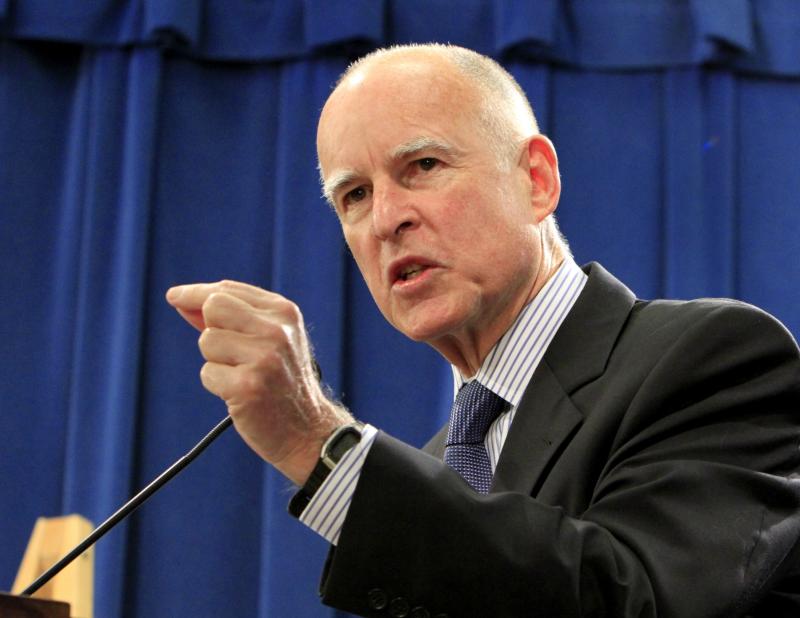 Image: Jerry Brown peddles climate lunacy; blames California fires on “global warming”