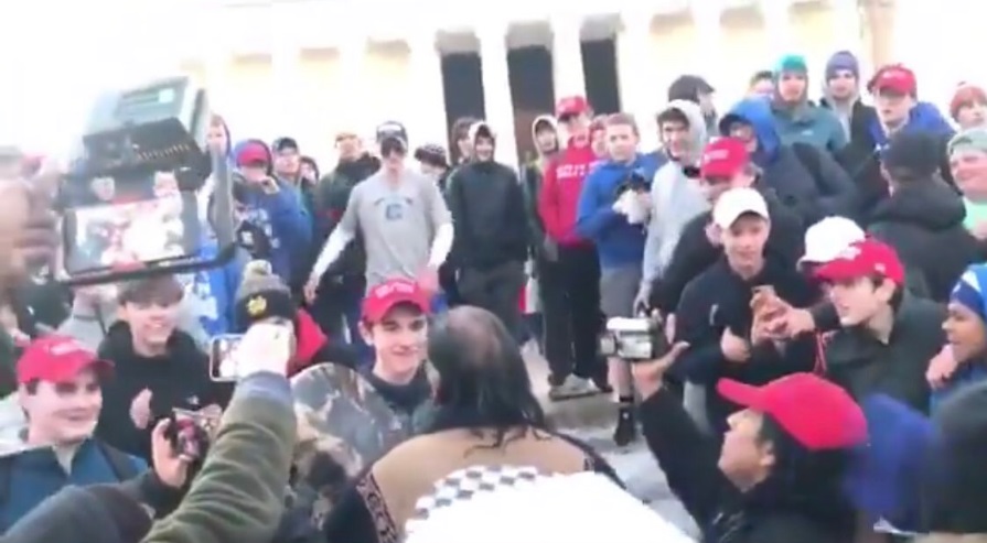 Image: Fake news smears against Covington Catholic School students prove how left-wing media is deliberately inciting mob violence against whites