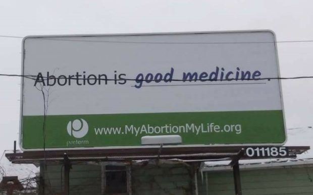 Image: Bizarre Leftist claim: Abortion is “good medicine” … billboards blanket African-American neighborhoods