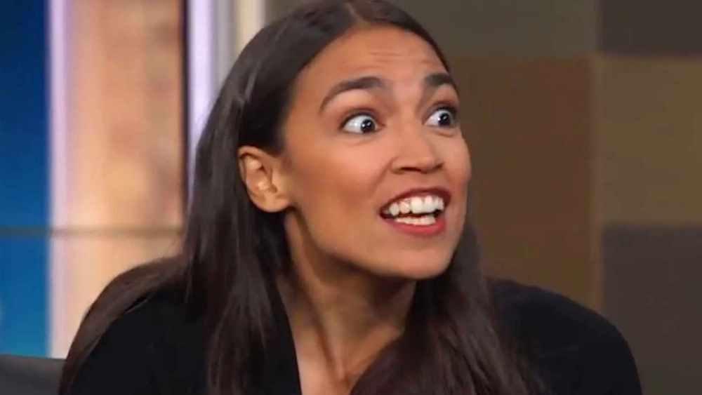 Image: Cognitively challenged AOC says that being six weeks pregnant is no different than “missing your period”