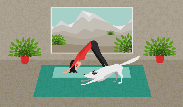 Image: Here’s why the downward-facing dog yoga pose is good for your back