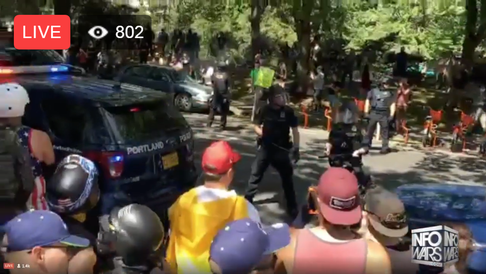 Image: Civil war: “Huge” rally of conservatives, Proud Boys being planned in Portland after Antifa beating of journalist Andy Ngo