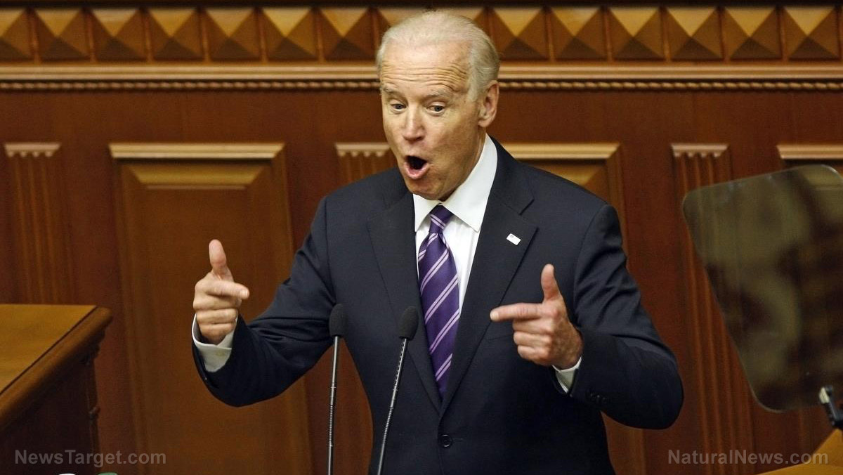 Image: Joe Biden demands media declare total obedience to Democrats and blacklist all dissenting voices