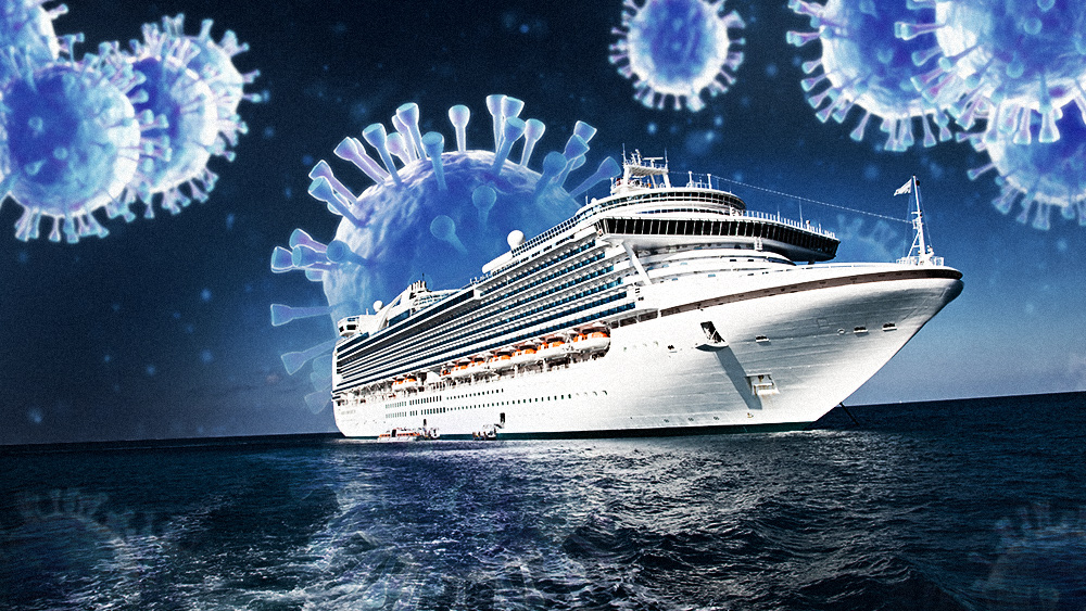 Image: Two cruise ships with possible coronavirus infections held off Florida coast
