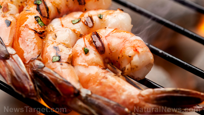 Image: Study reveals that shrimp contain a cocktail of drugs and pesticides
