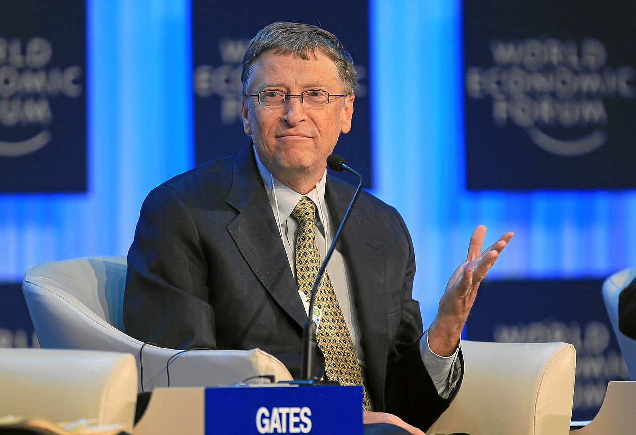 Image: Bill Gates pushing for 7 billion mandatory experimental RNA injections that re-program human cells to produce coronavirus spike proteins