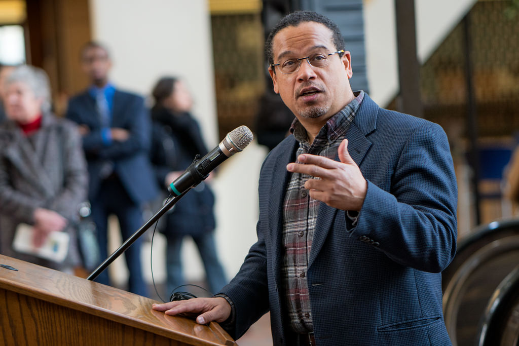 Image: Minnesota Attorney General Keith Ellison tries to explain away photo of him holding Antifa handbook, makes excuses for son’s public support for the terrorist organization