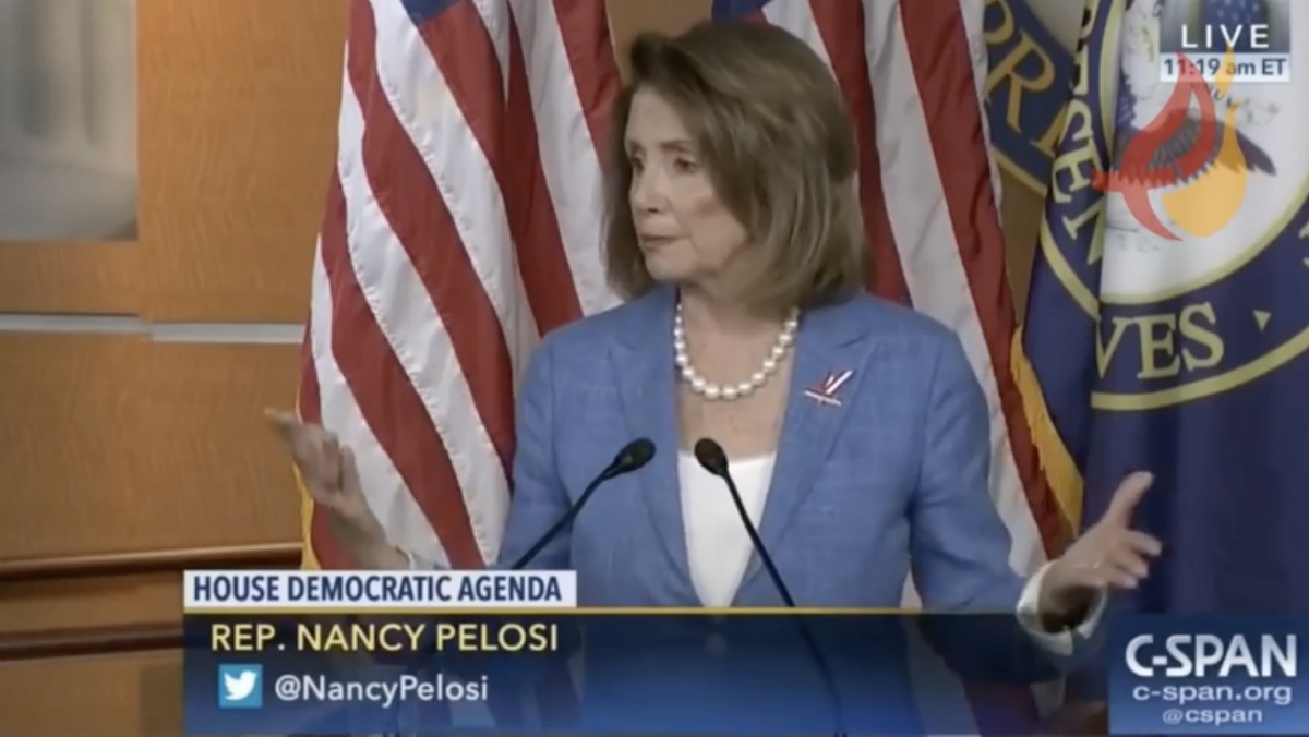 Image: Nancy Pelosi plotting for Democrat-dominated House of Representatives to select next president