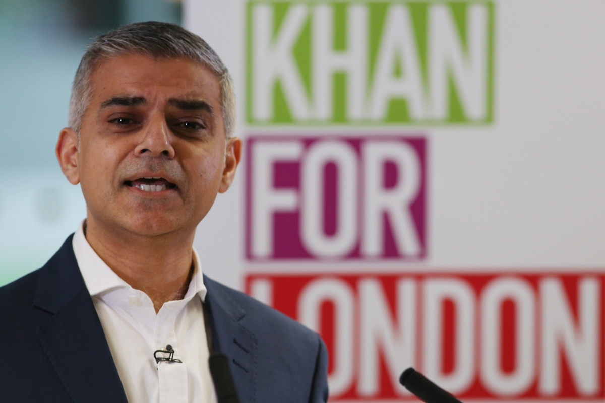 Image: London Mayor Sadiq Khan: Minorities should get coronavirus vaccine first