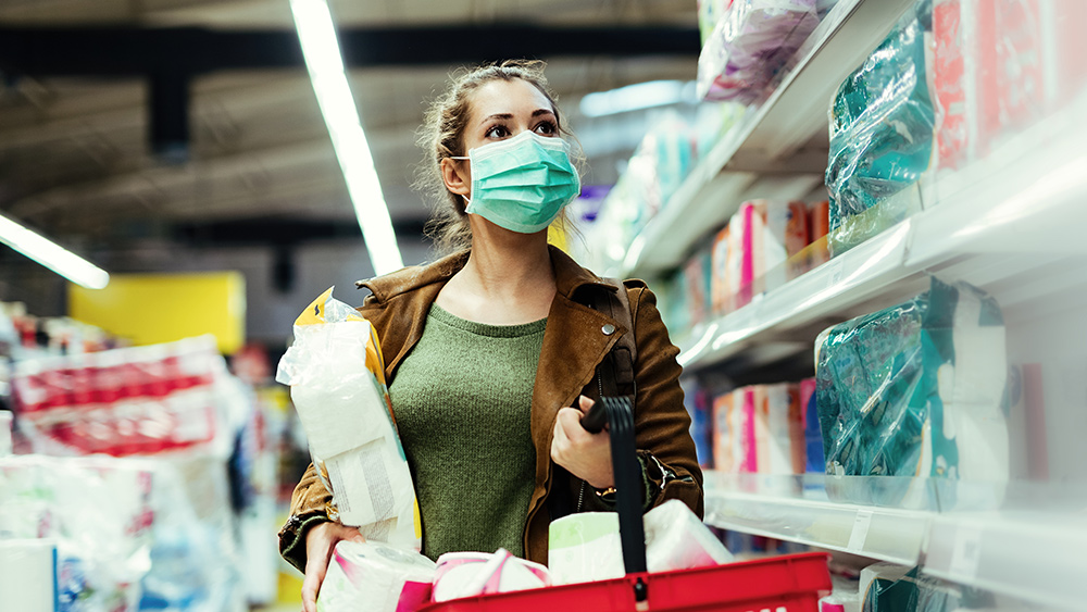 Image: BOMBSHELL: Disposable blue face masks found to contain toxic, asbestos-like substance that destroys lungs