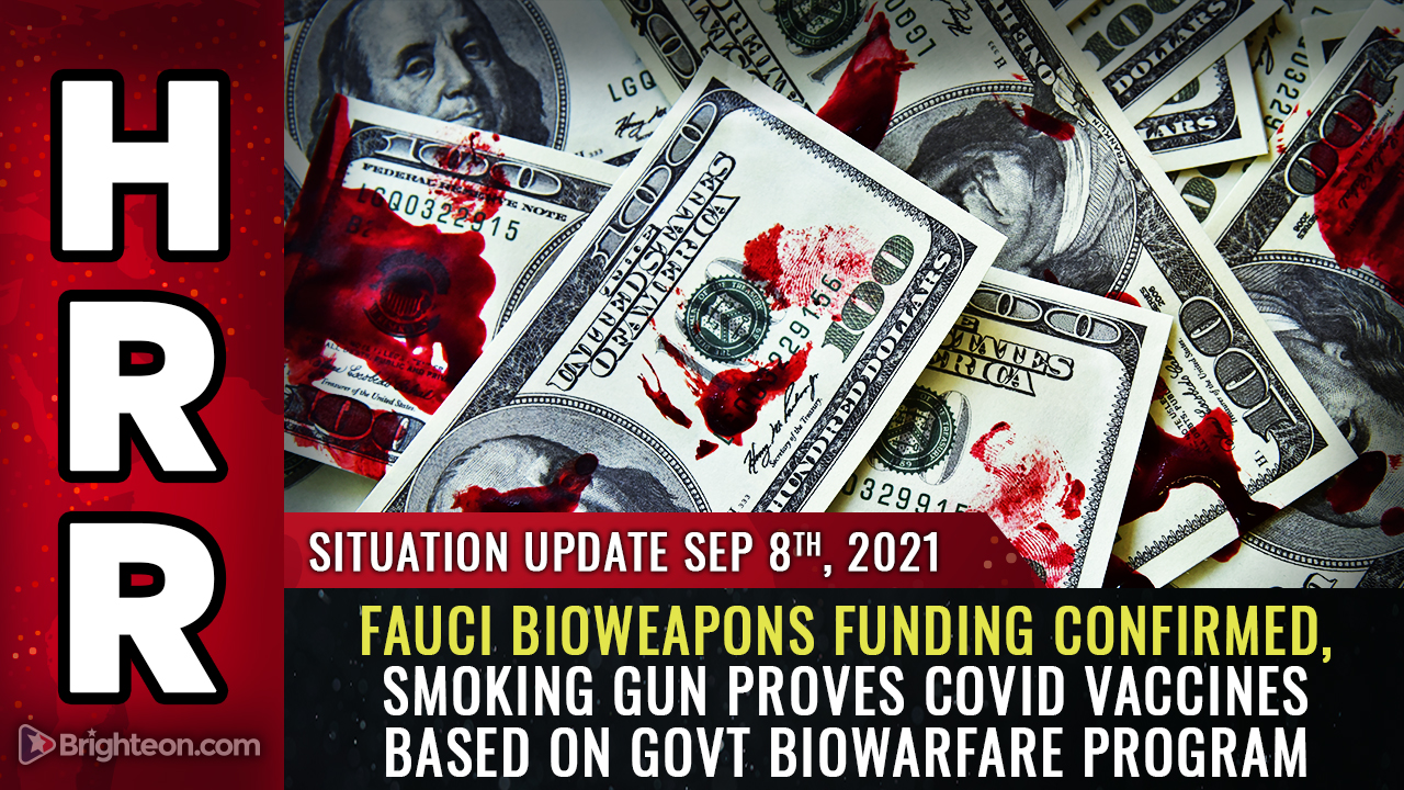 Image: Fauci bioweapons funding CONFIRMED, smoking gun proves covid vaccines based on govt biowarfare program