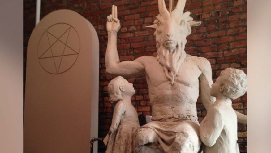 Image: Satanists admit that legalized abortion is how they perform ritual child sacrifices at the Satanic Temple