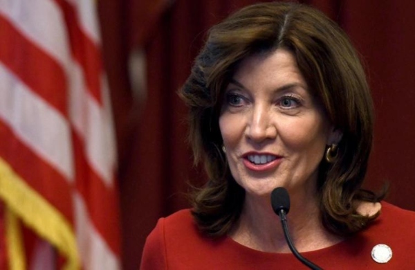 Image: NY Gov. Hochul implements next stage of Democrat “voter replacement” strategy with threat to install foreign hospital workers over COVID vax refusal