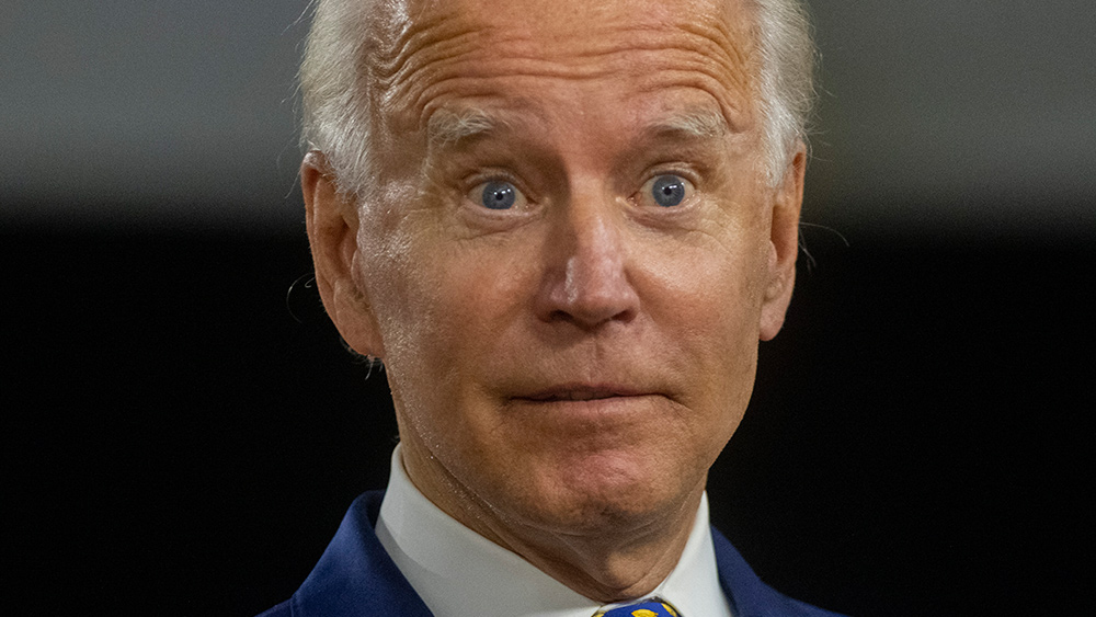 Image: Creepy, babbling Biden’s freudian slip hints of military actions against the American people as trains full of military tanks are seen across America and ‘assets’ are ‘pre-positioned’