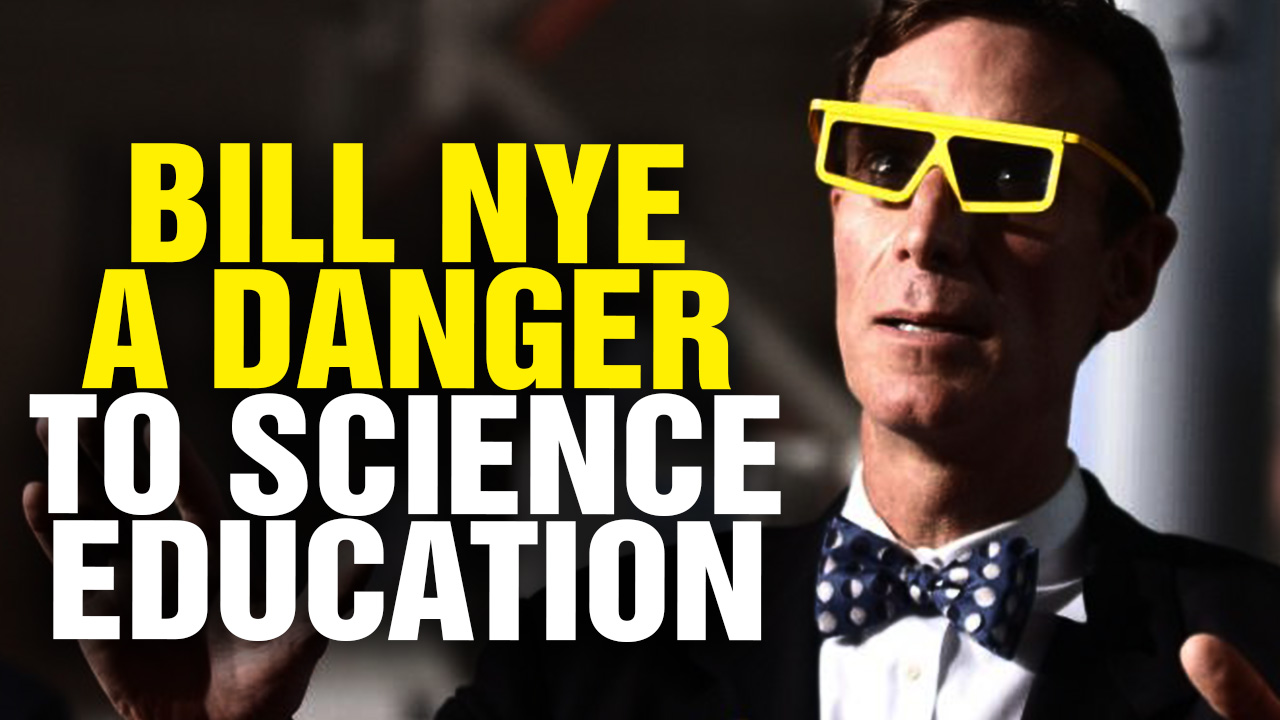 Image: Fake “science guy” Bill Nye teams up with Resident Biden in video to sell America a false bill of goods called an “infrastructure bill”