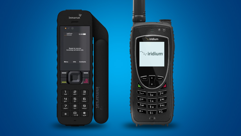 Image: Mike Adams, Steve Quayle and Tina Blanco discuss the importance of satellite phones
