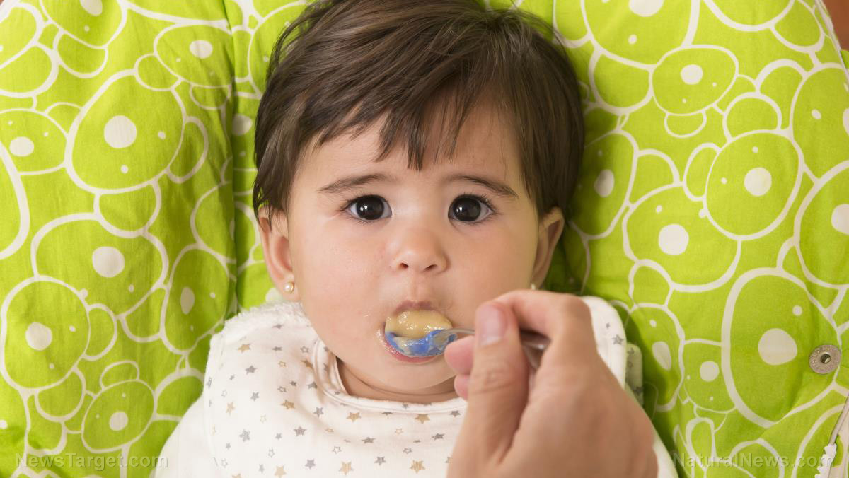 Image: Leading baby food brands contain arsenic and lead levels that damage the brain, causing autism in young children