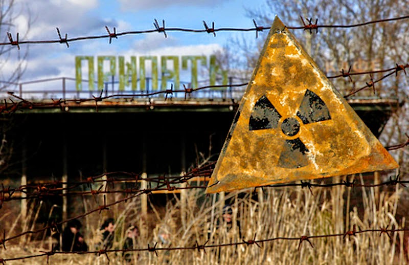 Image: Nuclear watchdog says it lost contact with Russian-controlled Chernobyl
