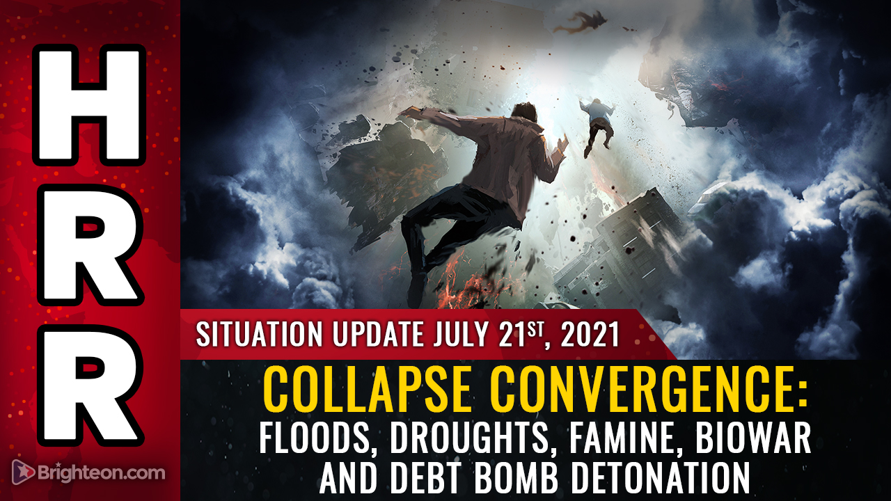 Image: Collapse convergence: Floods, droughts, famine, vaccine biowar and global fiat currency implosion… they’re “stacking” them for maximum devastation