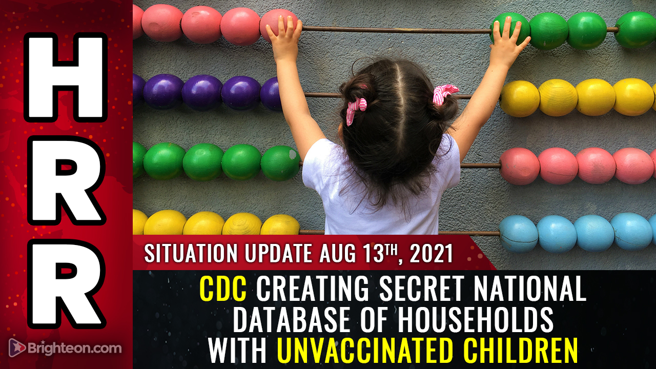Image: BREAKING: CDC creating secret national database of households with unvaccinated children… hear the recording… plan to medically KIDNAP all unvaxxed kids?