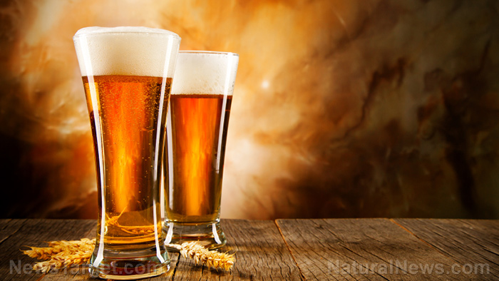 Image: Drink up: Beer is full of dietary silicon that can lower your risk of osteoporosis