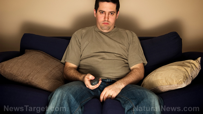Image: Get off your bum: Sitting, watching TV for two or more hours per day raises risk of colorectal cancer