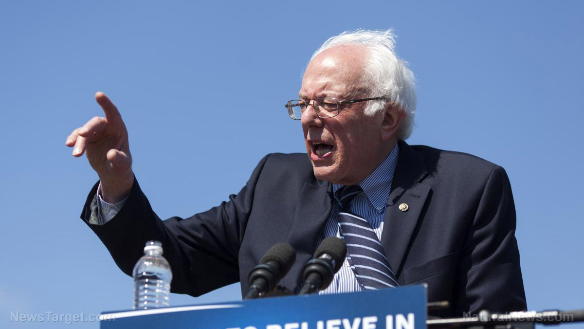 Image: Leading 2020 Dem contender Bernie Sanders incited violence against female reporters for Infowars by falsely labeling them “white nationalists”